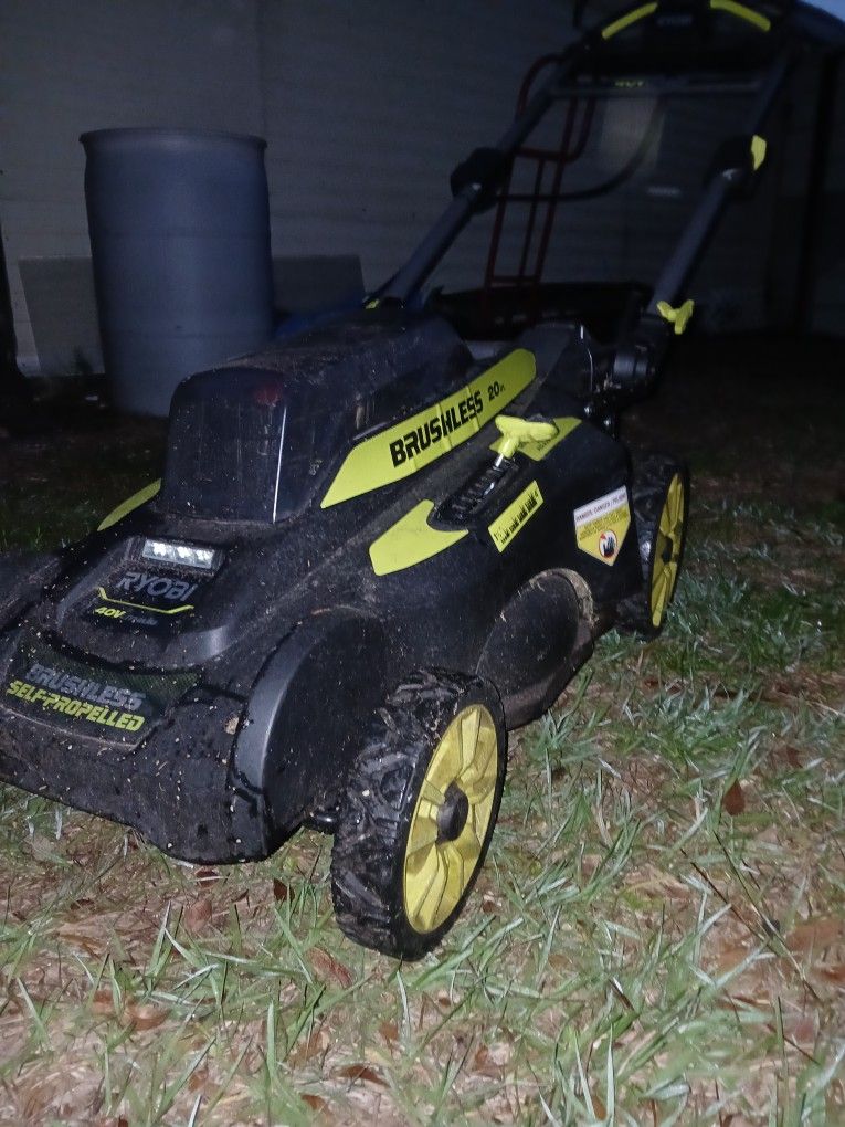 Ryobi 40V HP Brushless 20 inch cordless electric self...