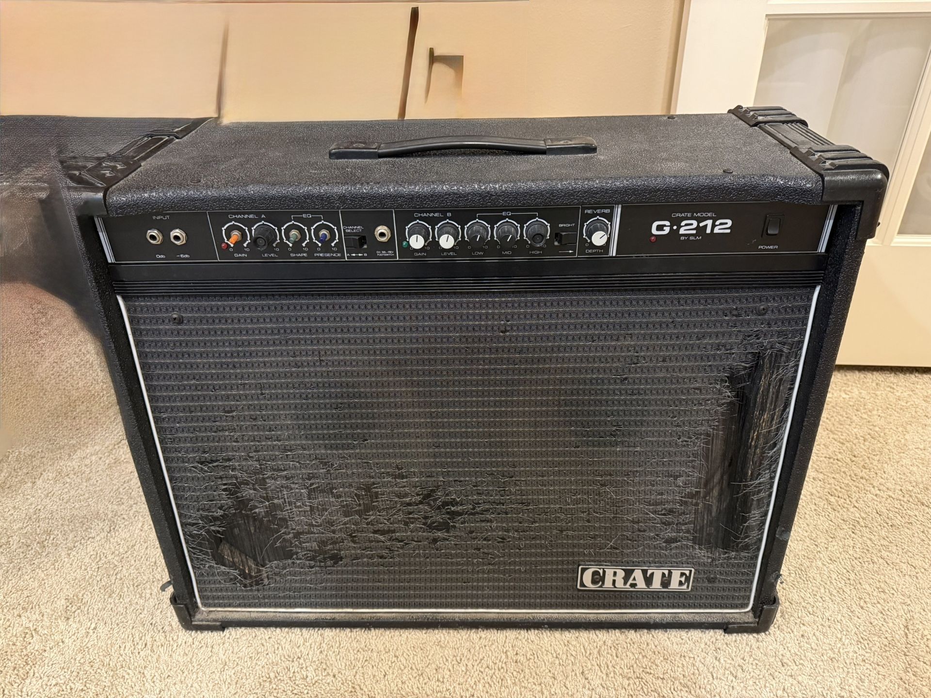 Crate Model G.212 By SLM Amplifier L27”xH20”xW11”