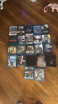 22 blu ray dvd lot