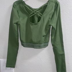 Small Green Crop Top ECHT