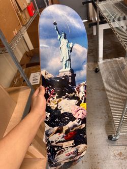 supreme trash skateboard deck