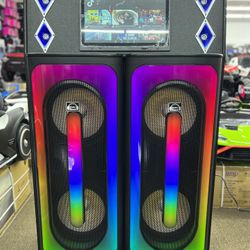 Karaoke Party Speaker With 16” Touch screen  For Discounted price 