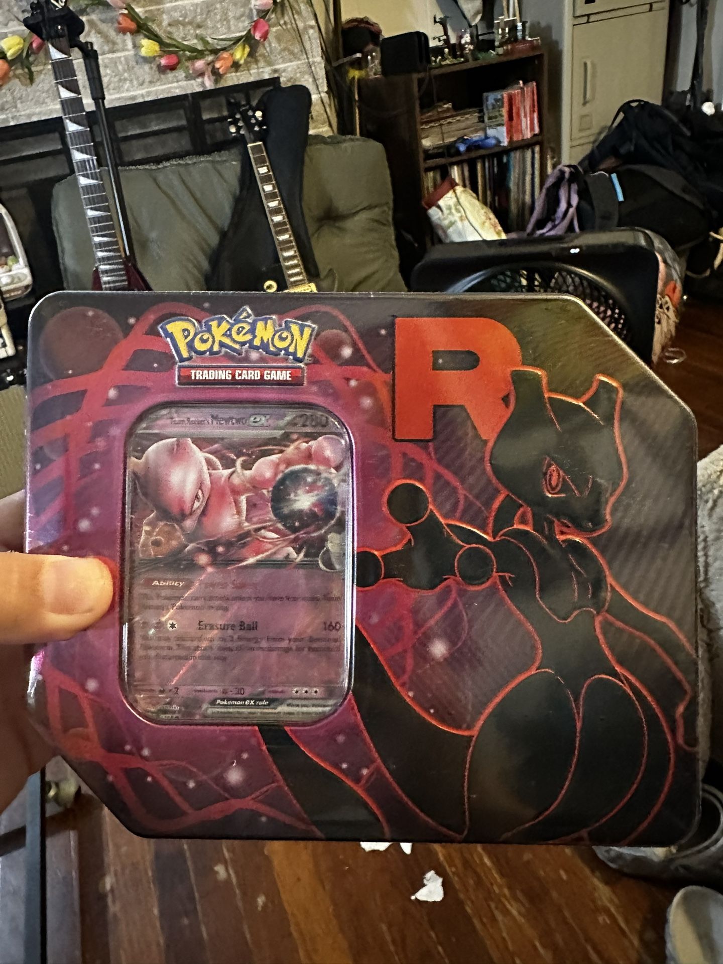 Destined Rivals Pokemon Tin Team Rocket’s Mewtwo