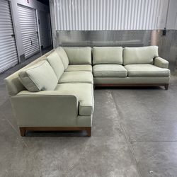 Ethan Allen Sectional Sofa Down Featherblend Upgrade -Delivery Available
