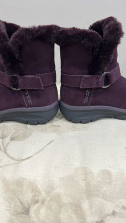 Skechers Suede Slip Ins Booties Size 5 New Woman Shoes