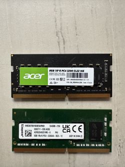 8 Gb 16 Gb Laptop Memory Chips