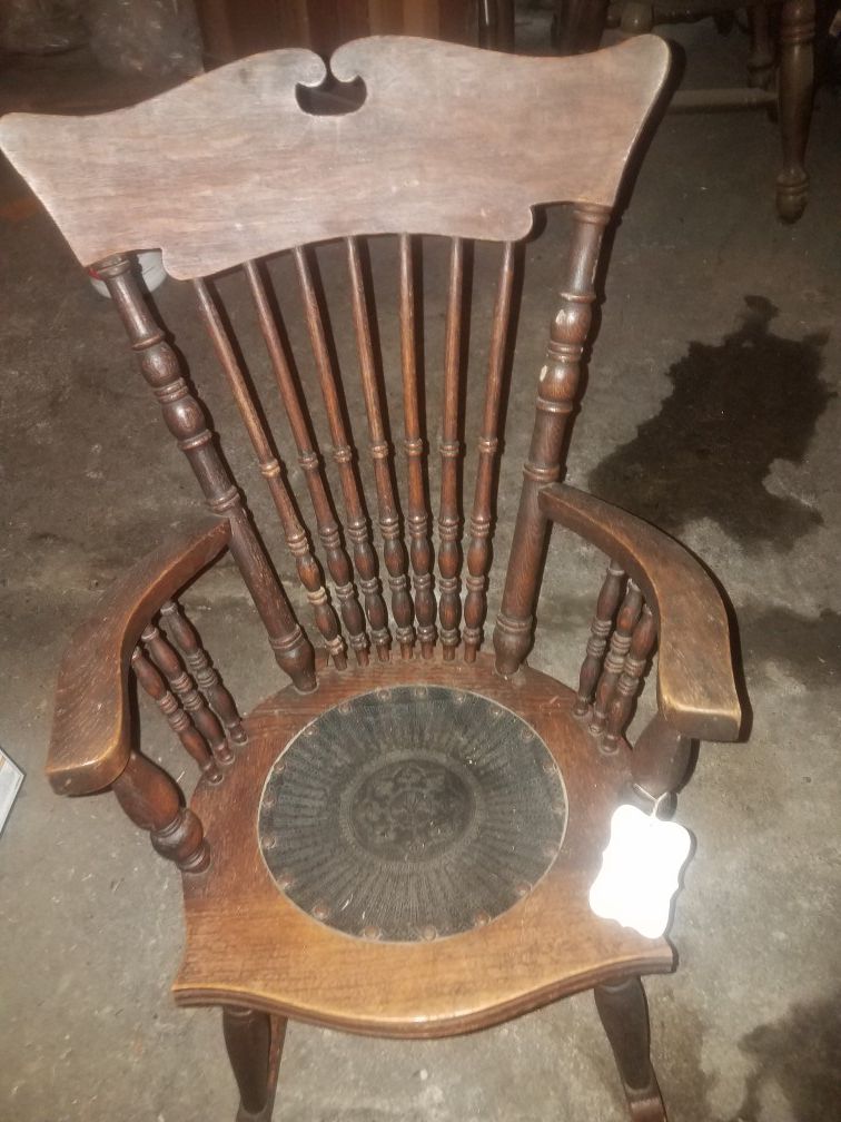 Antique childs chair