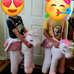 Two Super Cute Rider Unicorn Costume For Kids