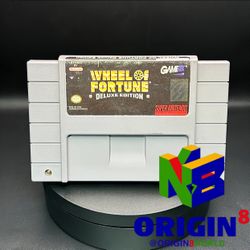 Wheel Of Fortune Deluxe Edition For Super Nintendo SNES Video Game Tested Original Brand Name