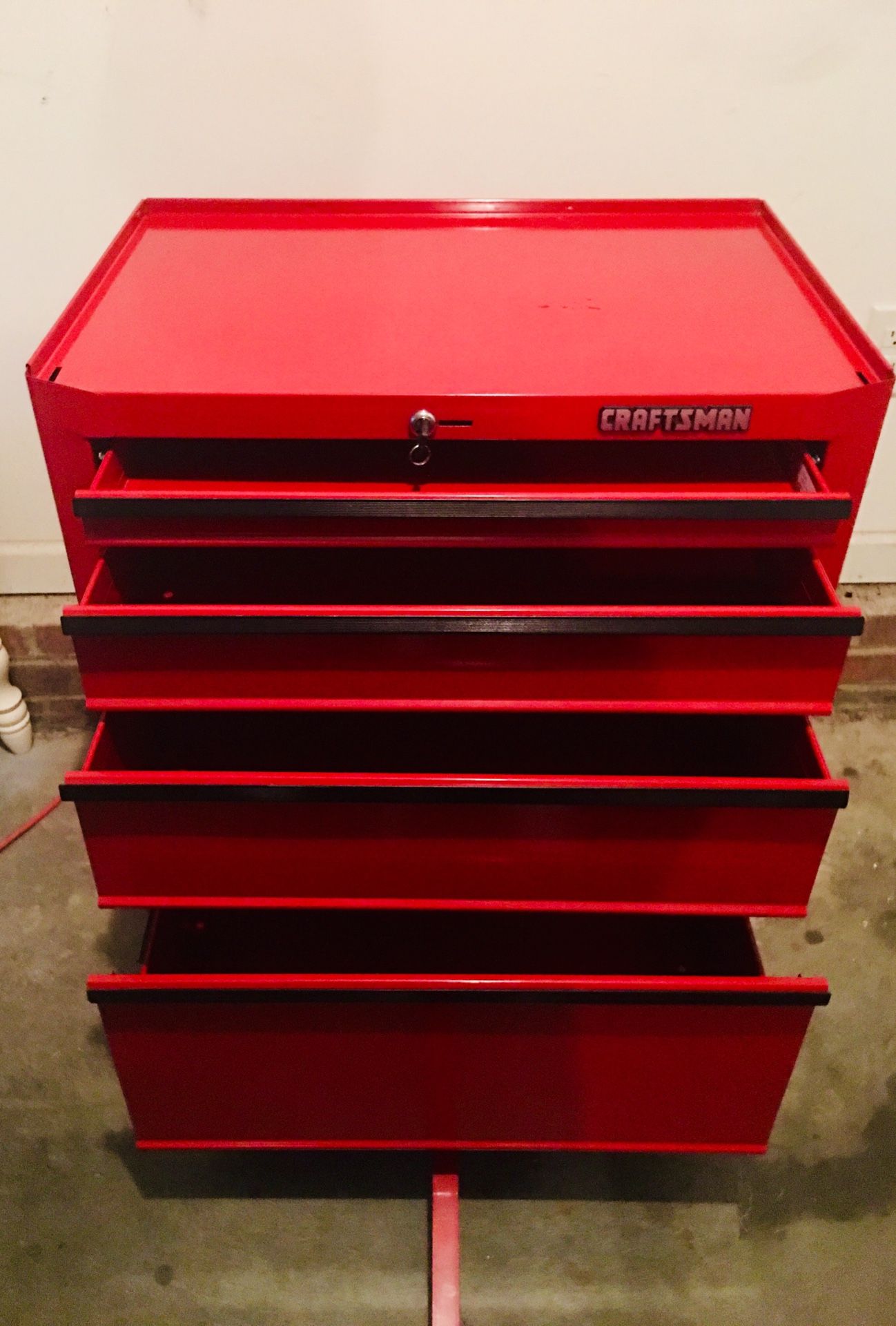 Vintage Sears Craftsman 26" 4-Drawer Heavy-D
