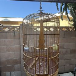 big bamboo bird cage