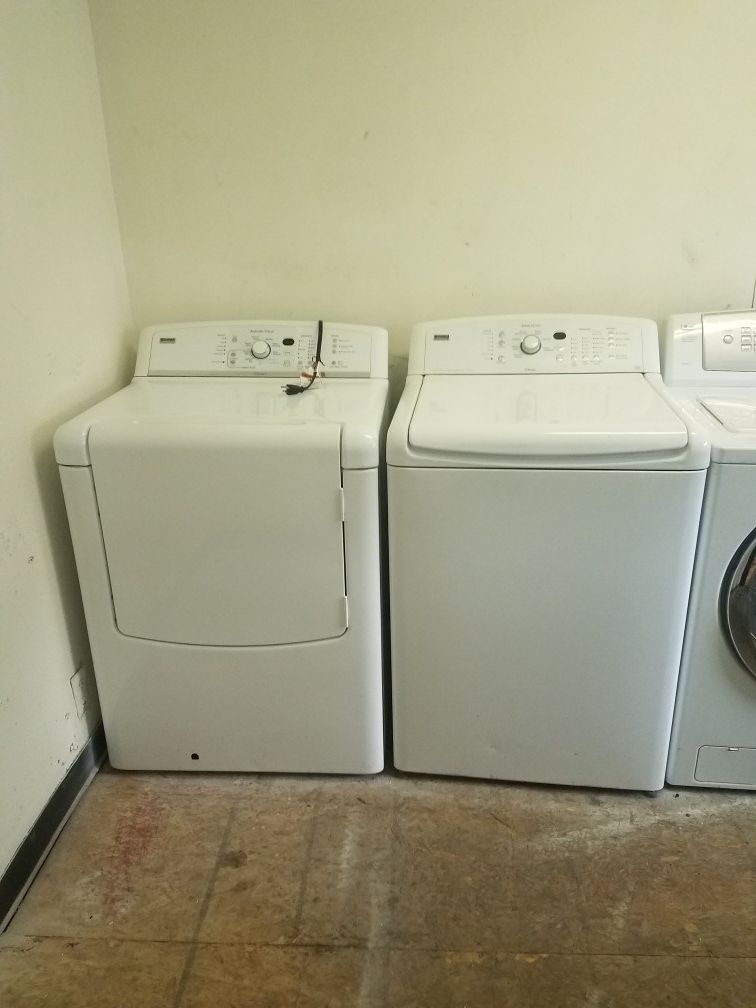 Big capacity top load washer and dryer