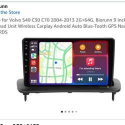 9 Inch Touchscreen Stereo Headunit -Volvo Car Play/Android Auto/GPS 