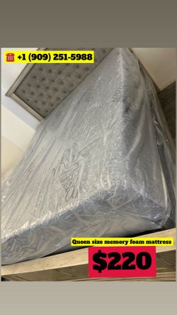 Queen size pillow top mattress only
