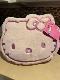 Hello kitty plush decorative pillow