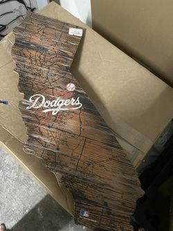 Dodgers Wooden Decor