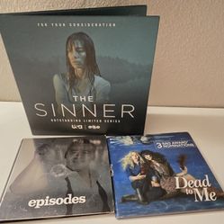 FYC Series 3 DVD LOT: Episodes S2 Dead To Me S2 The Sinner Biel Applegate