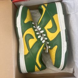 Brazil dunks size 10