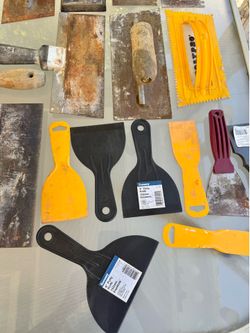 Cement / Dry Wall Float and Putty Knife Tools
