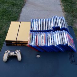Playstation 4 500GB Gold Custom With 12 Games disc $320! Or with 40 Games disc $600! Firm i know is more but The lowest... PS4 Combo