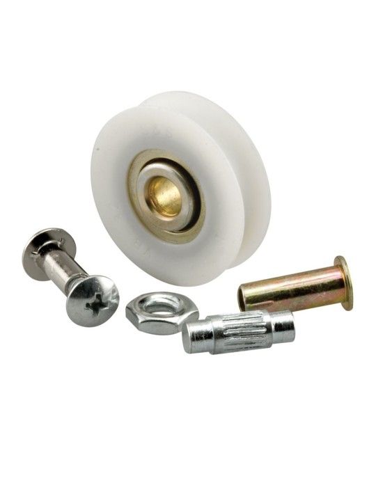 Prime-Line 1-1/4 in., D 1798 Nylon Ball Bearing, Sliding Door Roller