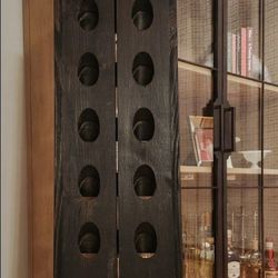 Handmade French Riddling Wine Rack