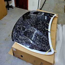 Jeep Grand Cherokee SRT Hood Forged Real Carbon Fiber hell cat style 2011-2020