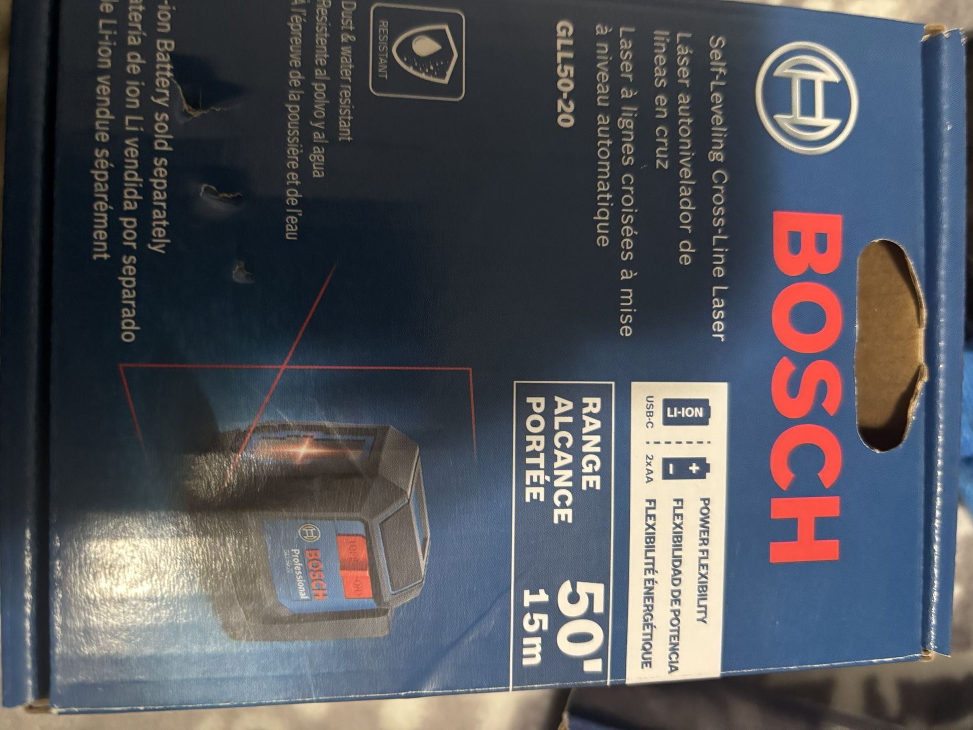 New BOSCH Leveling Laser 