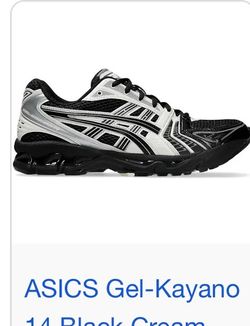 ASICS Gel-Kayano 14 Black Cream Sneakers