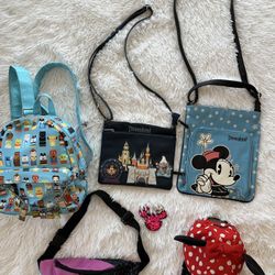 Disney Bag Purse Backpack Bundle