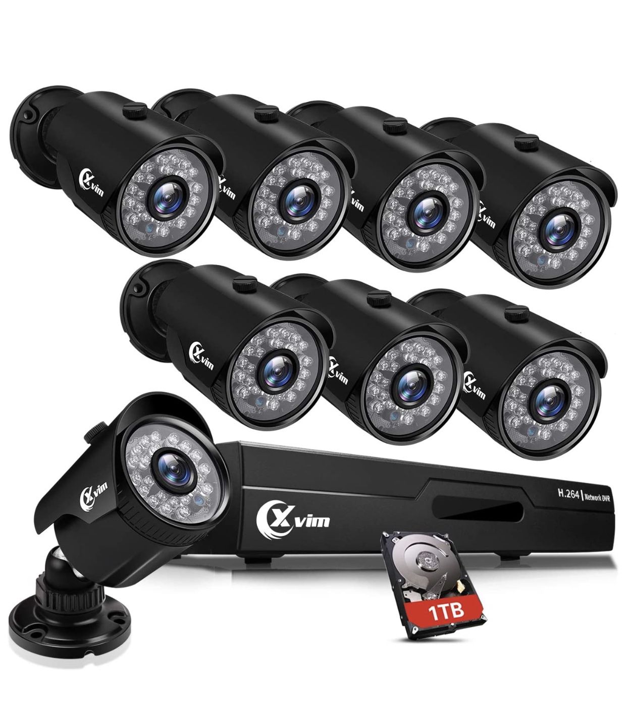 8channel HD security camera 1TB