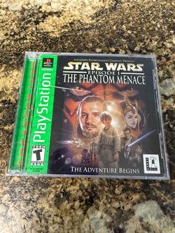 Star Wars phantom menace ps1 complete