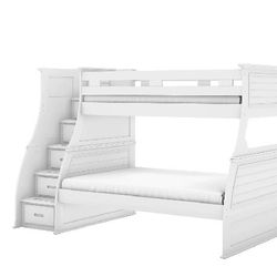 White Bunk Bed