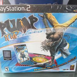 Pump It Up: Exceed Bundle (Sony PlayStation 2,2005 PS2) Game Dance Pad! 