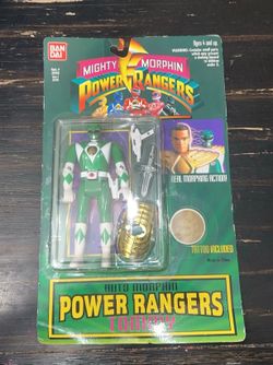 Power Rangers Green Ranger Flip Head