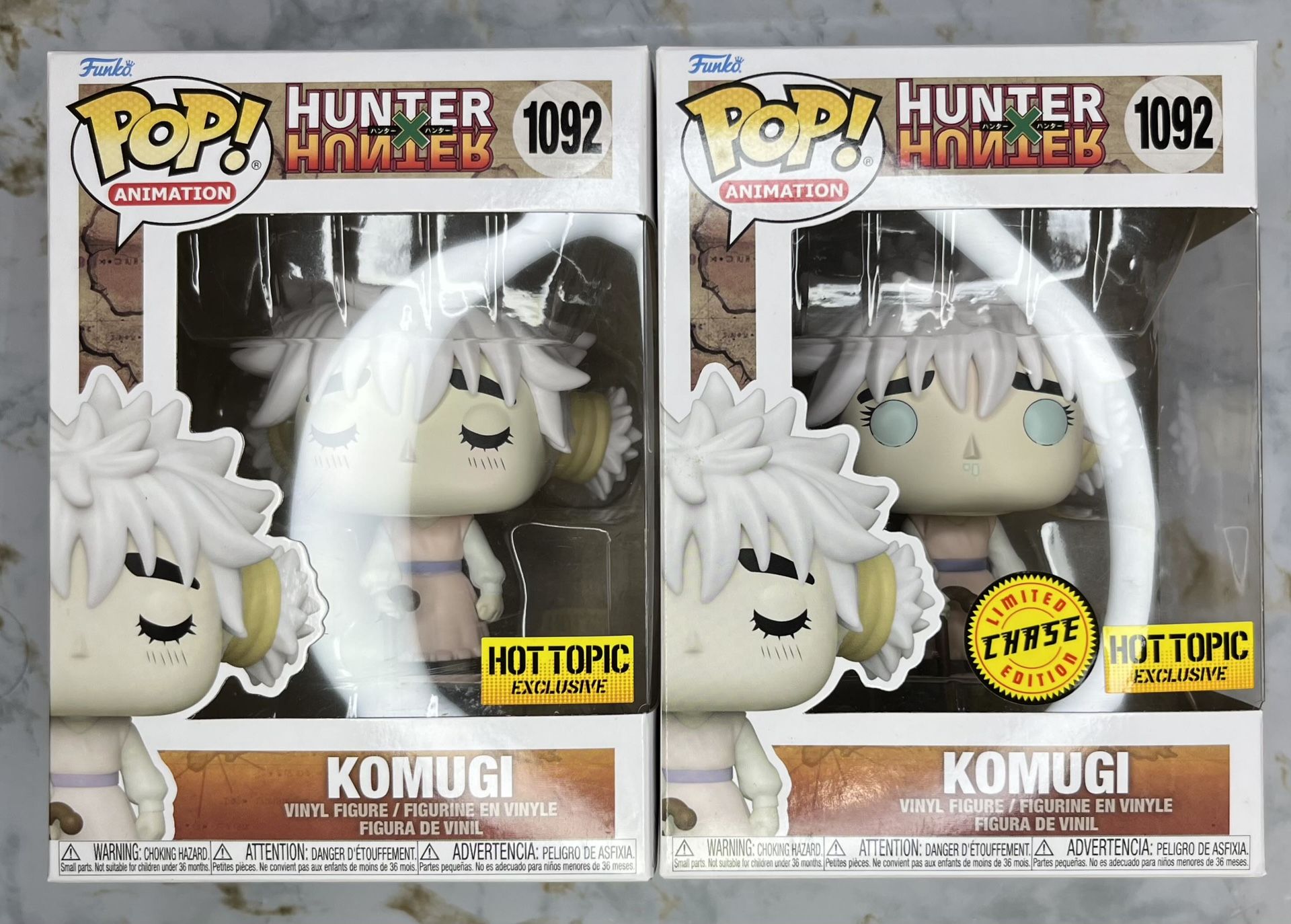 Funko Pop! Hunter x Hunter - Komugi Chase Bundle #1092 Hot Topic Exclusive