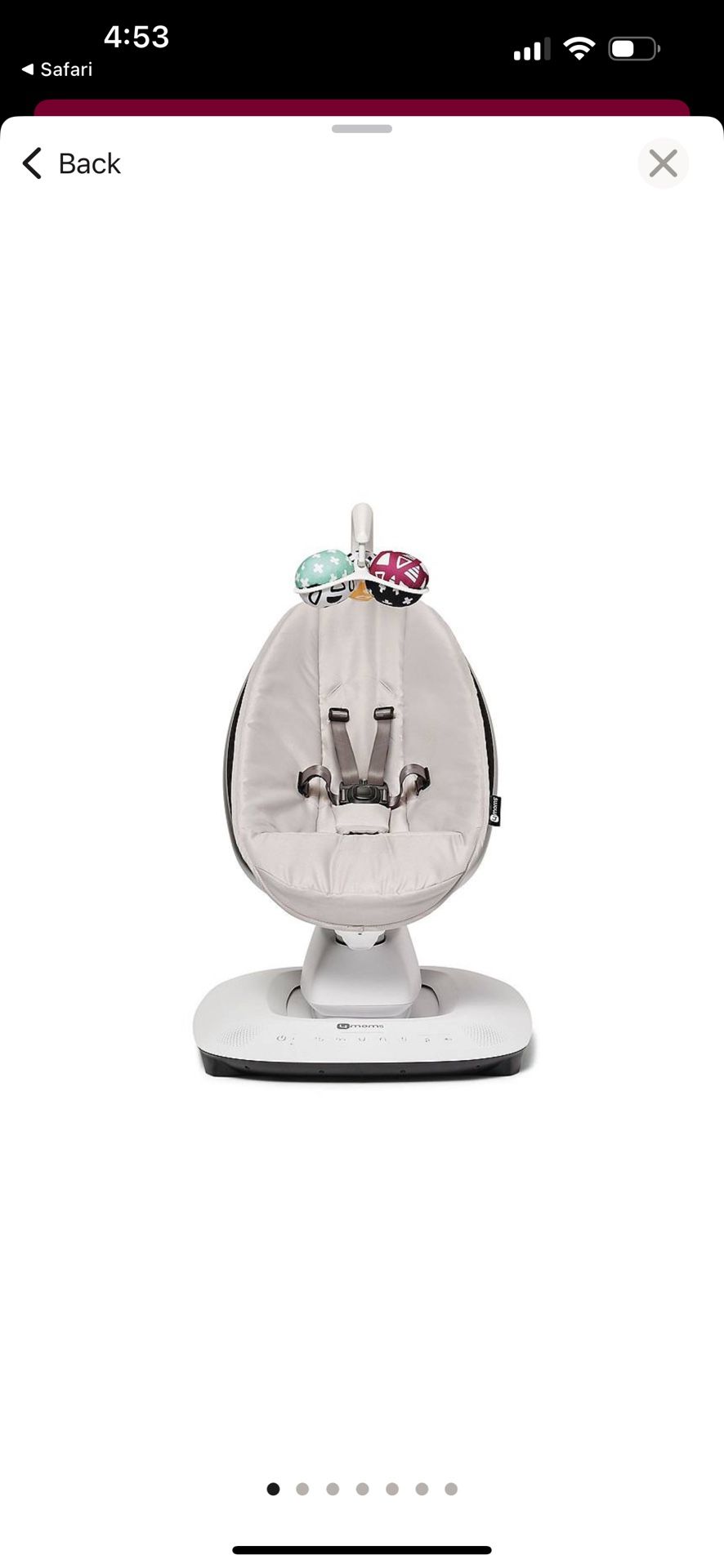 mamaRoo multi-motion baby swing With 2 Insert Newborn