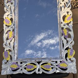 Hand Painted Mirror Frame 