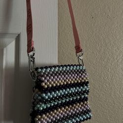 Multicolor Beaded Handmade Crossbody Handbags