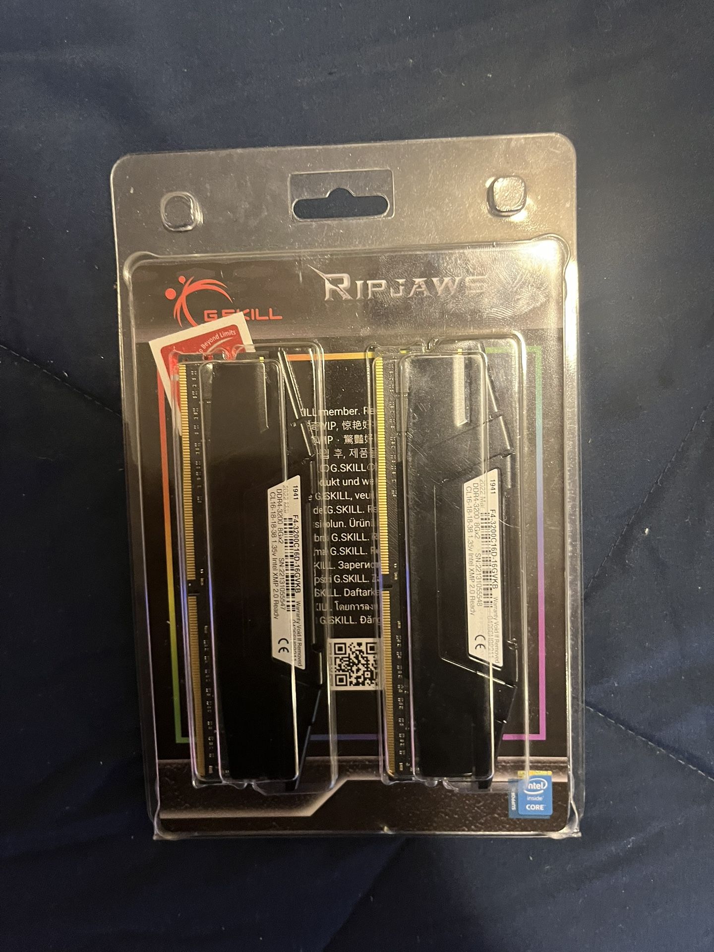 Ripjaws V Series 16GB (2x8GB) DDR4 3200 Memory Kit