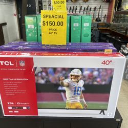  32inch/40inch TVs On Sales Brand New Roku/TCL/VIZIO
