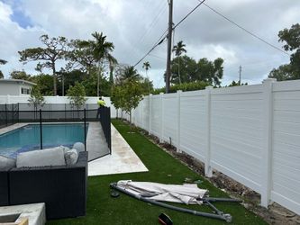 PVC fence