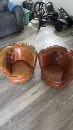 Baseball Glove Chairs