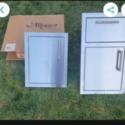 ALFRESCO BBQ DOOR, DRAWER, AND SINK BAR ACCESSORIES MUST GO!!