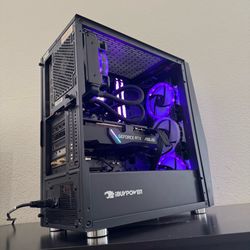 Liquid Cooled 8 Core i7 RTX Streaming PC Computer (i7 9700k, 32GB RAM, RTX 2080 Super, 3.5 TB)