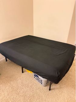 Full size mattress + bed frame