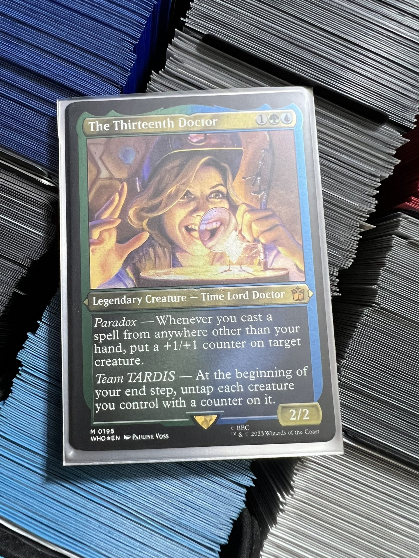 MTG - Open Box Commander Deck - The Thirteenth Doctor - Doctor Who - Fully Sleeved - Unaltered Precon - Magic The MTG - Open Box Commander Deck - The Thirteenth Doctor - Doctor Who - Fully Sleeved - Unaltered Precon - Magic The