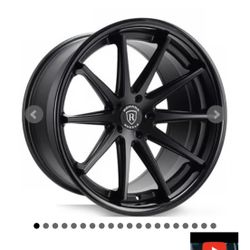 19" ROHANA WHEELS RFC10 MATTE BLACK