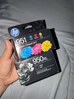 HP 950XL Black and 951 Color Ink Cartridges