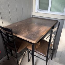 Small Table And Four Chairs